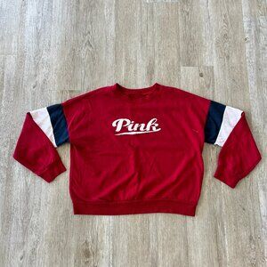 Womens PINK Red Sweatshirt - 2X
